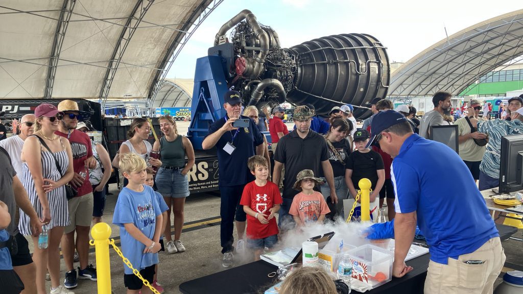 NASA Stennis representatives inspire the Artemis Generation at the NAS Pensacola Blue Angels Homecoming Air Show