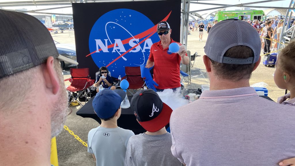 NASA Stennis representatives inspire the Artemis Generation at the NAS Pensacola Blue Angels Homecoming Air Show