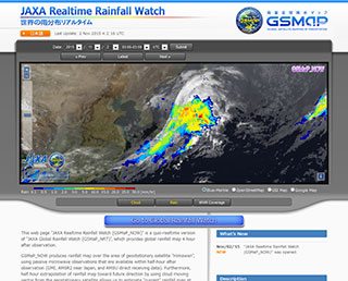 Release of the JAXA Realtime Rainfall Watch