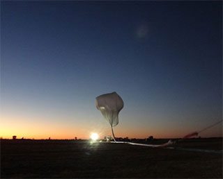 Big balloon experiment in Australia