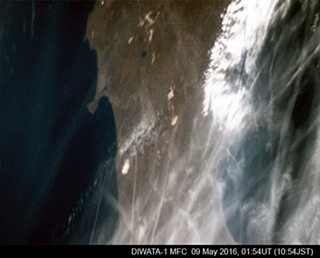 First shot of earth images captured by the Philippine satellite deployed by Kibo