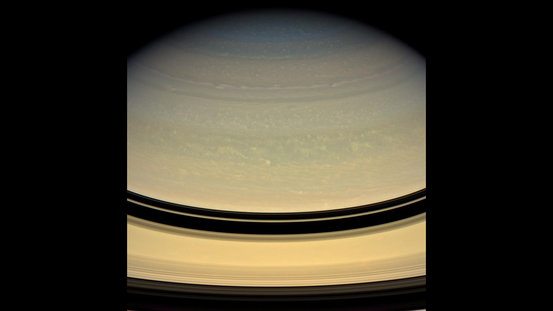 What is the rotation rate for the interior of Saturn?