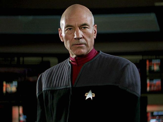 Captain Picard of 'Star Trek: The Next Generation' Almost Had a Full Head of Hair